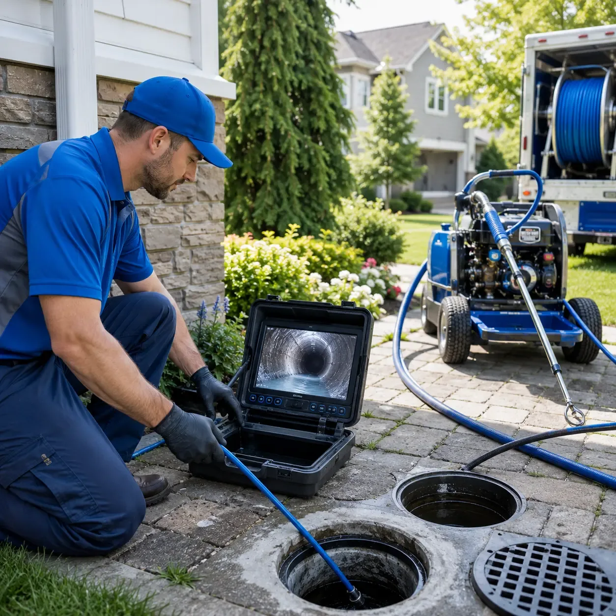 Outdoor drain cleaning professionals serving Pollock Pines, CA